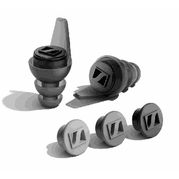 Korvatulpat Sennheiser SoundProtex Plus, 4 suodatinta, 3 kokoa