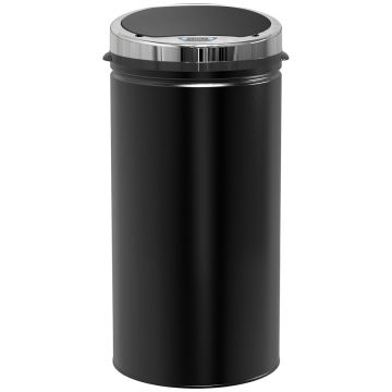 Automaattiroskakori Homcom 30.5x30.5x68cm., musta