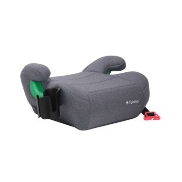 Lasten turvaistuin Tulano Cabby 25, kasvot menosuuntaan, 125–150 cm:n pituusluokka, Harmaa, 26 × 44 × 38 cm