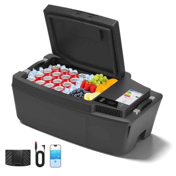 Autokäyttöinen jääkaappi VEVOR T3-01, 21,1 l, 73,5 × 38,0 × 50,2 cm