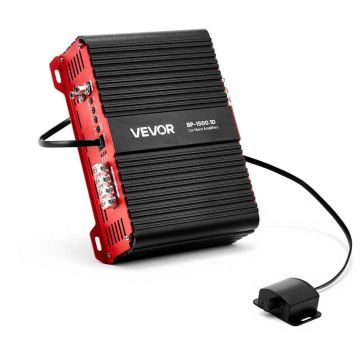 Autovahvistin VEVOR BP-1500.1D, 1 kanava, 1500 W RMS, 175 × 225 × 75 mm
