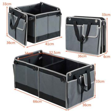Car Trunk Organizer, 12 Pockets, 14 × 26 × 13 inches