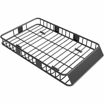Автомобильный багажник на крышу Homcom 162x99x16см, черного цвета