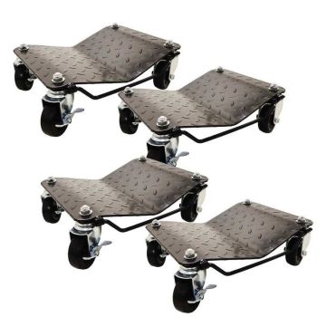 Auton siirtotyynyt Bituxx, 4 kpl, 680 kg tyynyä kohti, 38,5 × 30,5 × 12 cm