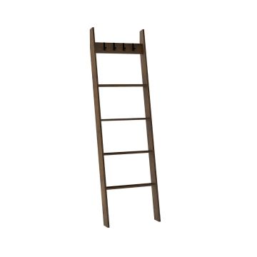 Напольная полка 43x8x148см, коричневого цвета