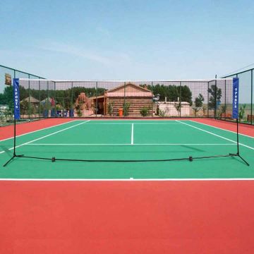 Badminton net, adjustable height, 14 × 5 feet