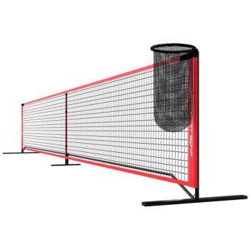 Сетка для бадминтона Sportnow 674x70x92 см, черно-зеленая.