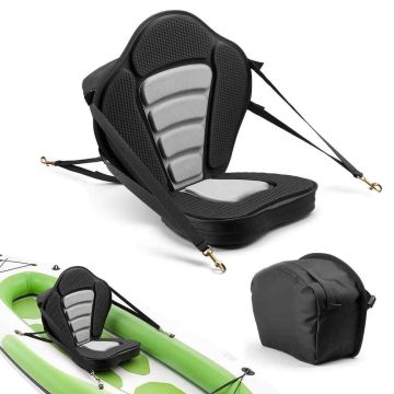 Кресло для каяка VEVOR KS003-SIS, 1 шт, Чёрный/серый, 52,5 × 45 × 31,5 см