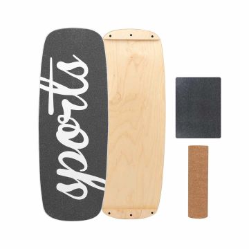 Balance board, with cork roller, 73 × 27 cm