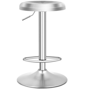 Bar stool, without backrest, adjustable height