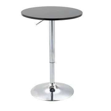 Барный стул Homcom 61x90 см, серебристо-черный