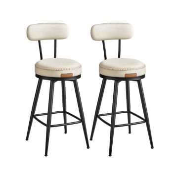 Bar stools VASAGLE EKHO, 2 pcs, 54 × 91 × 54 cm