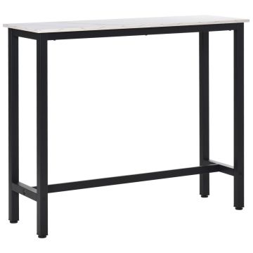 Барный стол Homcom 120x40x100см, черного цвета