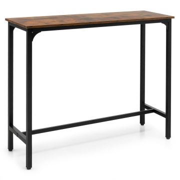 Bar table, Brown, 120 × 100.5 × 40 cm