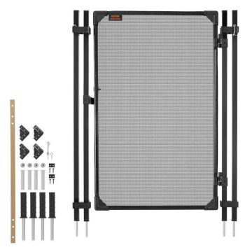 Uima-allasaitauksen portti VEVOR NLPFSG1, Musta, 120 × 75 cm