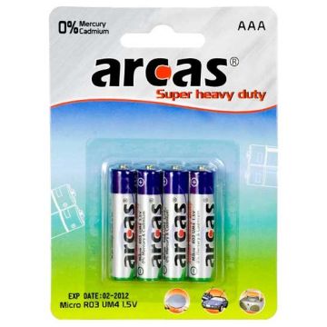 Paristot Arcas AAA/R03, 4 kpl