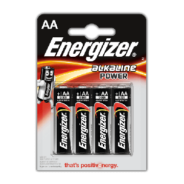 Energizer Alkaline Power AA/LR6 -paristot, 4 kpl
