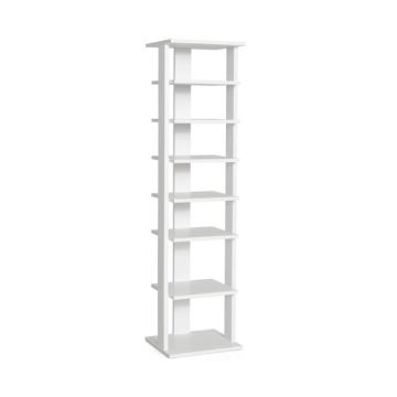 Shoe rack, 7 tiers, 27.94 × 110.49 × 25.4 cm