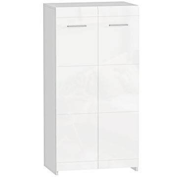 Kenkäkaappi, 10 paria, 3 hyllyä, 55 × 36 × 108 cm