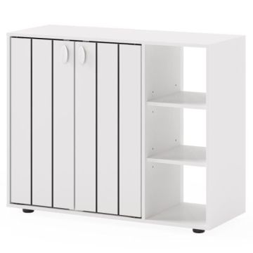 Kenkäkaappi, 3 säädettävää hyllyä, 80,01 × 64,77 × 30,48 cm