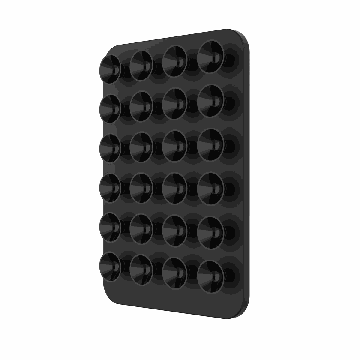 Autopuhelinteline Fixed MagMate, imukupeilla, Musta, 100 × 125 × 18 mm