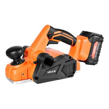 Johdoton käsihöylä VEVOR DB18V-20821A, 18 V, 4 Ah, 315 × 175 × 175 mm