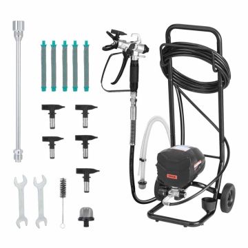 Airless-maaliruisku VEVOR RP8623S, 650 W, 3000 PSI, 370 × 950 × 400 mm
