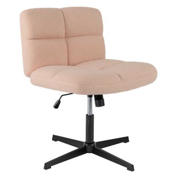 Office chair, without armrests, Pink, 64 × 52 × 9 cm