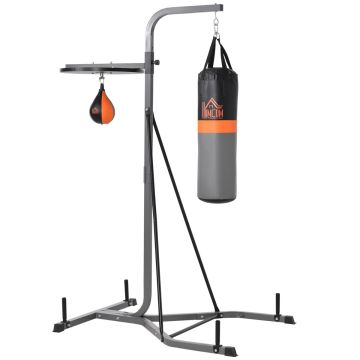 Боксерская стойка с боксерской грушей Homcom 115x157x221 см, различные цвета.