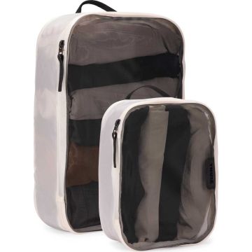 Matkatarvikkeiden pakkauskuutiosarja Thule Packing Cube, 1 keskikokoinen ja 1 pieni, Valkoinen, 95 × 255 × 355 mm