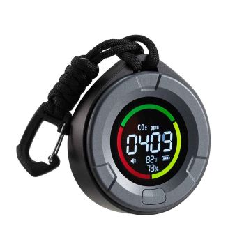 Измеритель CO₂ VEVOR PTH-10C, 70 × 30 × 75 мм