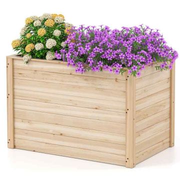 Поднятая грядка 100x64x65,5см, светло-коричневого цвета