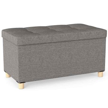 Säilytysrahi, 75 l säilytystila, Harmaa, 76 × 38 × 39 cm