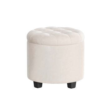Säilytysrahi SONGMICS, 42 l säilytystila, Harmaa, Ø 45 × 44,5 cm