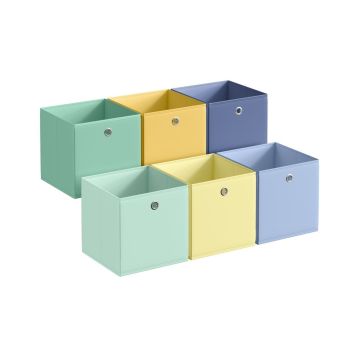 Säilytyslaatikkosarja SONGMICS, 6 kpl, 33 × 33 × 33 cm