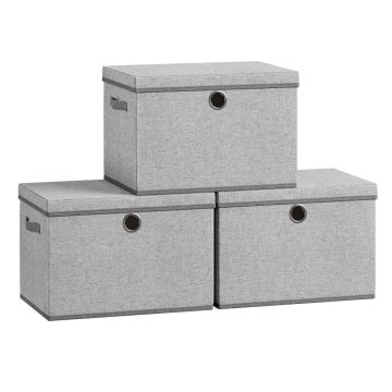 Säilytyslaatikot SONGMICS, 3 kpl, 43 × 30 × 30 cm