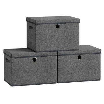 Säilytyslaatikot SONGMICS, 3 kpl, 43 × 30 × 30 cm