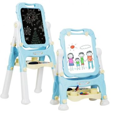 Art Easel for Kids, Double-Sided, Blue