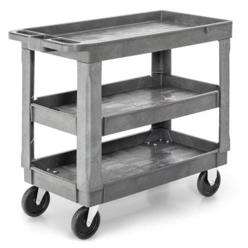 Work trolley, 3-tier, 86.36 × 44.45 × 77.47 cm