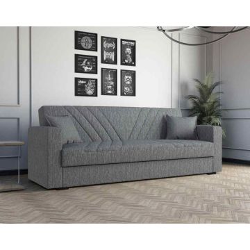 Multifunctional sofa bed 214 x 80 x 87 cm, dark gray