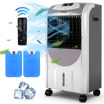Multifunctional heater, cooler, humidifier and air purifier, 7 l, gray
