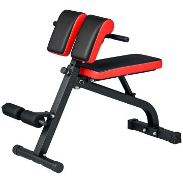 Monitoiminen harjoituspenkki Sportnow 103x65x98cm, musta/punainen