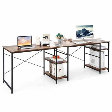 Письменный стол 151x151x75см, коричневый/черный цвет