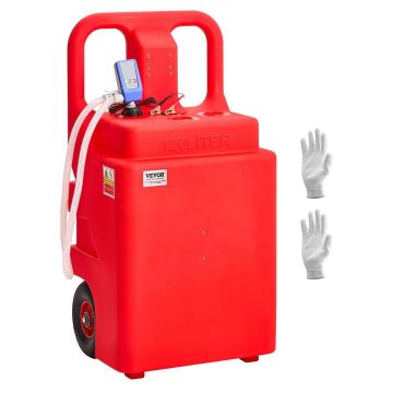 Polttoaineen siirtosäiliö VEVOR YHM-120B, 121 l, 12 V, 2,5 GPM, Punainen, 54 × 107 × 46,5 cm
