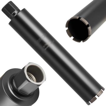 Timanttireikäkaira VEVOR, 1-1/4 tuuman-7 sisäkierre, 45,5 × 7,6 cm
