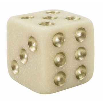 Dekoratyvinis kauliukas QUARZY, 8 × 8 × 8 cm