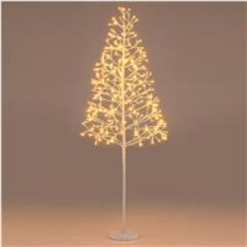 Keinotekoinen koivu, 240 LED-valodiodia, Ø 21 × 120 cm