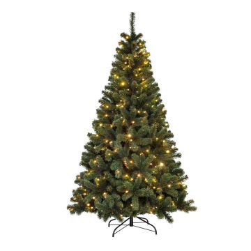 Keinotekoinen joulukuusi 180 cm LED-valaistuksella Xmas 60 vihreä