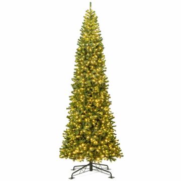 Tekokuusi, 2536 oksaa, 1030 LED-valoa, Ø 130 × 360 cm