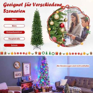 Tekokuusi, 648 oksankärkeä, 270 LED-valoa, 74 × 180 cm